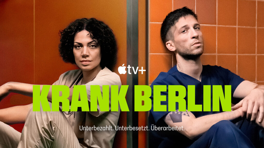 „KRANK Berlin“, ab 26. Februar 2025 auf Apple TV+. „KRANK Berlin“, ab 26. Februar 2025 auf Apple TV+.