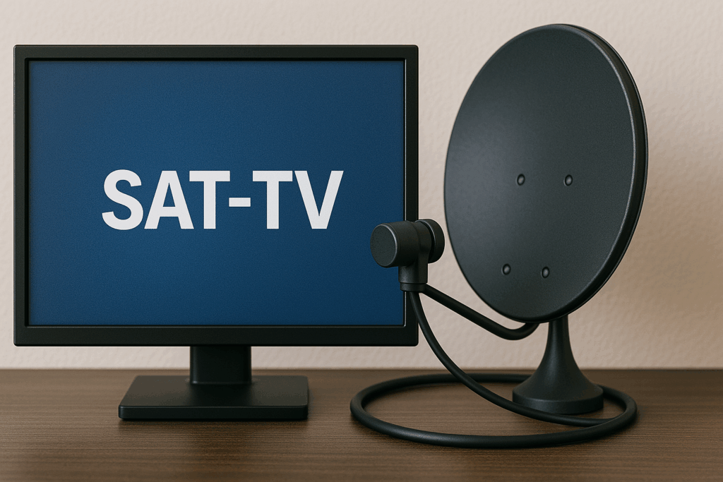 TV-Empfang über SAT-TV (Symbolbild)