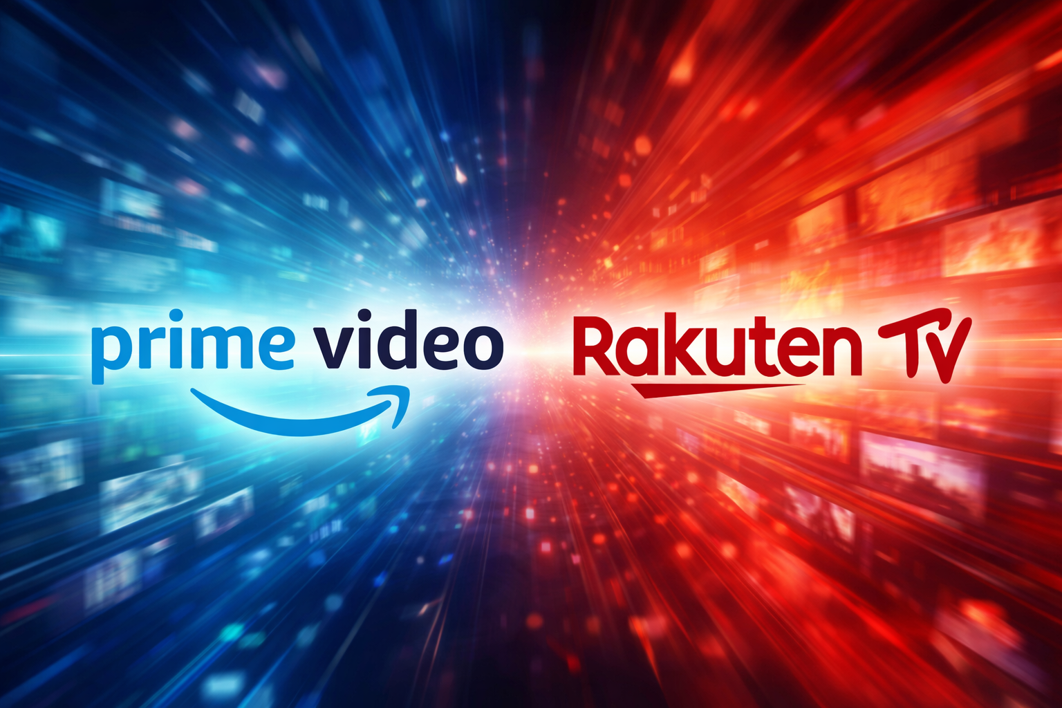 Logos von Prime Video und Rakuten TV / Bildquelle: KI-generiert: ChatGPT Logos von Prime Video und Rakuten TV / Bildquelle: KI-generiert: ChatGPT