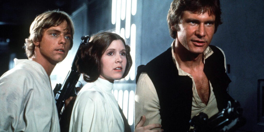 Krieg der Sterne mit Harrison Ford, Mark Hamill und Carrie Fisher / © 20th Century Fox