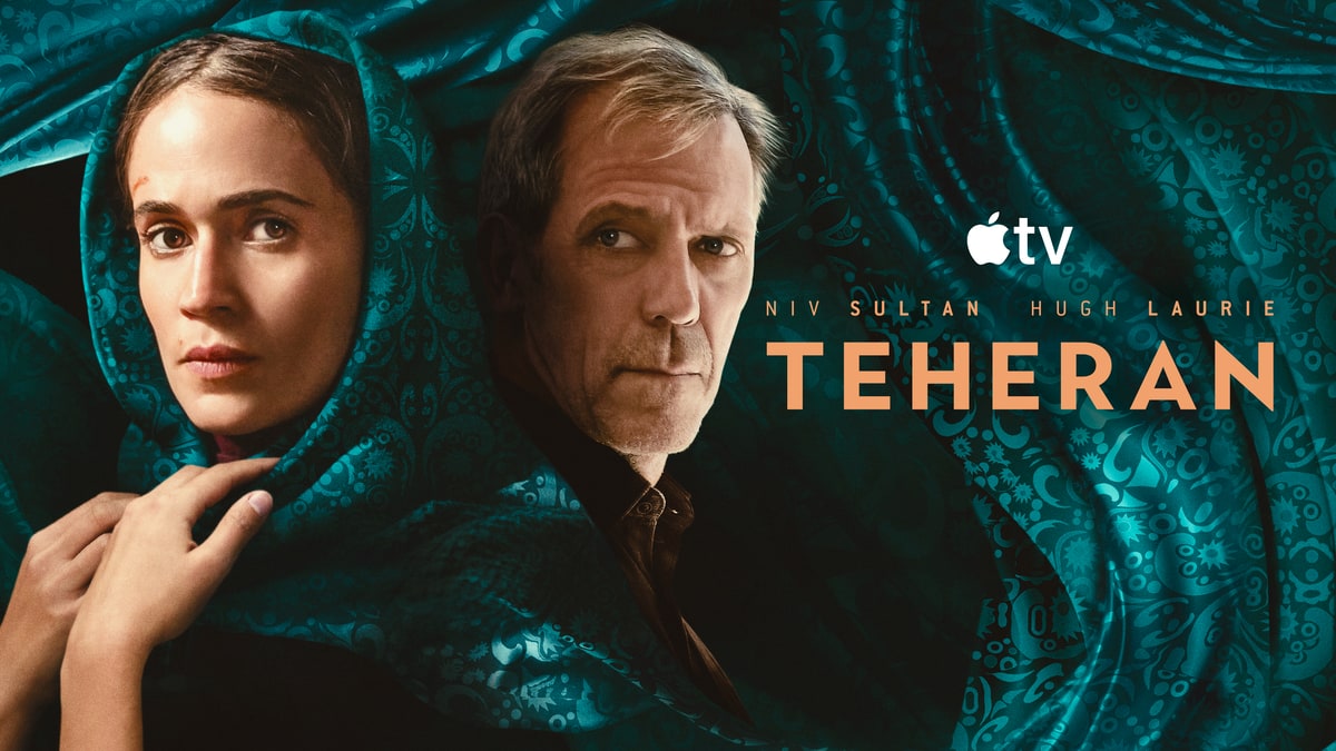 Niv Sultan (li.) und Hugh Laurie (re.) in der dritten Staffel von „Teheran“ / © Apple TV